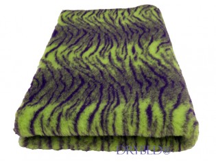 Tapis chien Drybed® antidérapant Tigre Vert et Violet