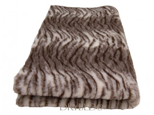 Tapis chien Drybed® antidérapant Tigre Magnolia et Chocolat