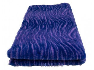 Tapis chien Drybed® antidérapant Tigre Marine et Lilas