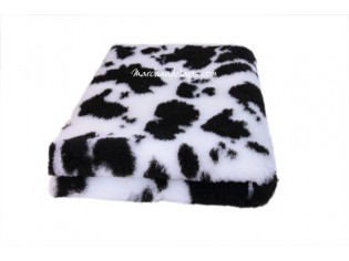 Tapis chien Drybed® antidérapant VACHE NOIR ET BLANC