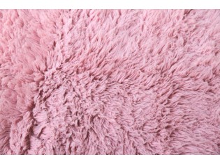 Flokati pure laine vierge 150cmx200cm- 2000gr- Rose