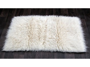 Tapis Flokati pure laine vierge 60cmx120cm- 2000gr