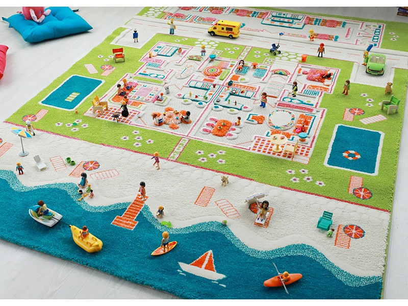 Generic Grand tapis de jeu, tapis infantile enfants Bebe tapis de