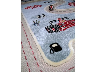 Tapis enfant IVI, Cicuit Course Voiture Gris