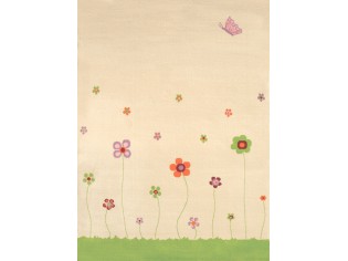 Tapis enfant IVI, Fleurs Esta Crème