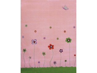 Tapis enfant IVI, Fleurs Esta Rose