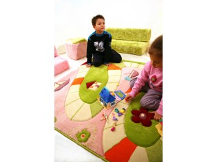 Tapis enfant IVI, Chemin Rose