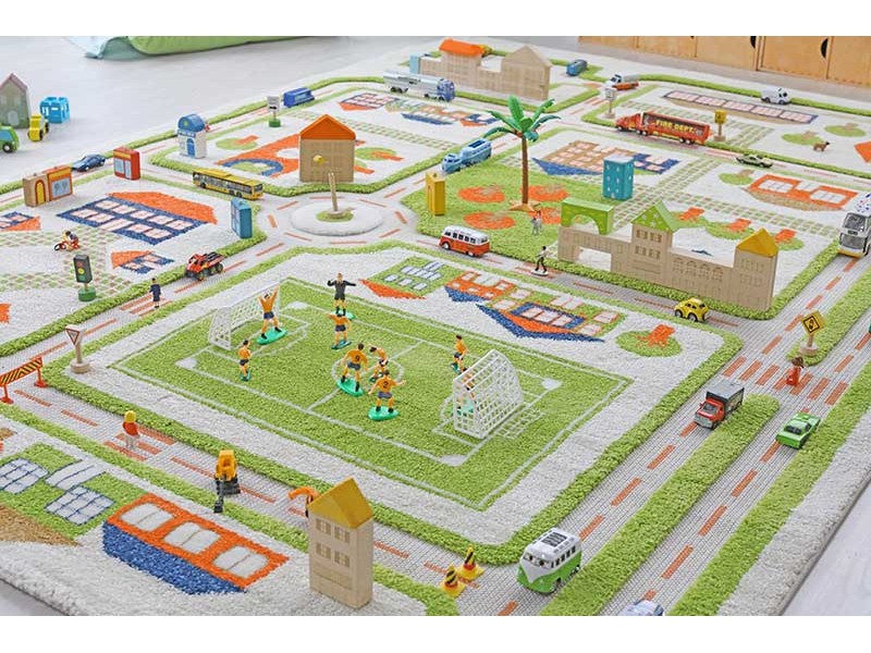 Tapis circuit de voiture pour enfant