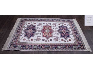 Tapis SORAYA Kasak Blanc Motif 1