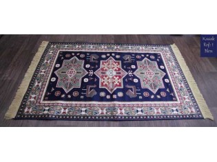 Tapis SORAYA Kasak Bleu Motif 1