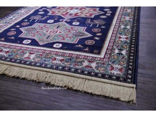 Tapis SORAYA Kasak Bleu Motif 1