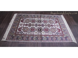 Tapis SORAYA Kasak Blanc Motif 2