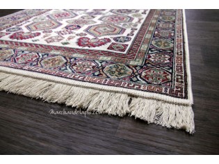 Tapis SORAYA Kasak Blanc Motif 2