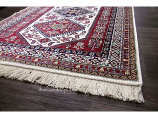 Tapis SORAYA Kasak Blanc Motif 3