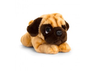 Peluche chien, chiot Carlin