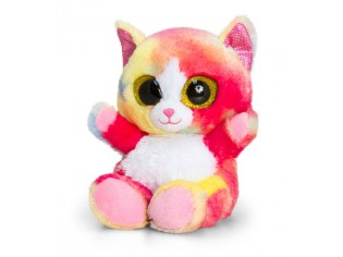 Peluche Animotsu Chat Arc en ciel 15cm