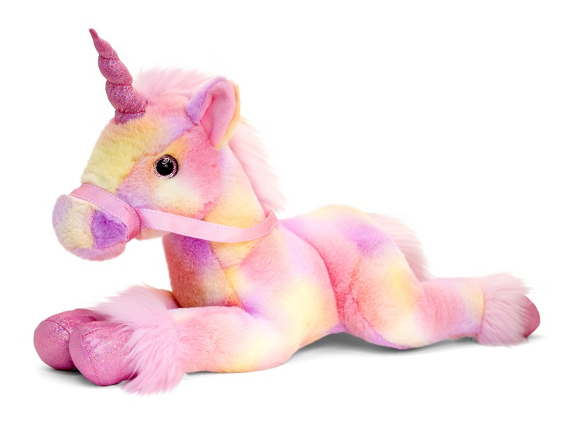 Licorne 35cm Arc en ciel - Keel Toys - Le rêve des petites princesses.