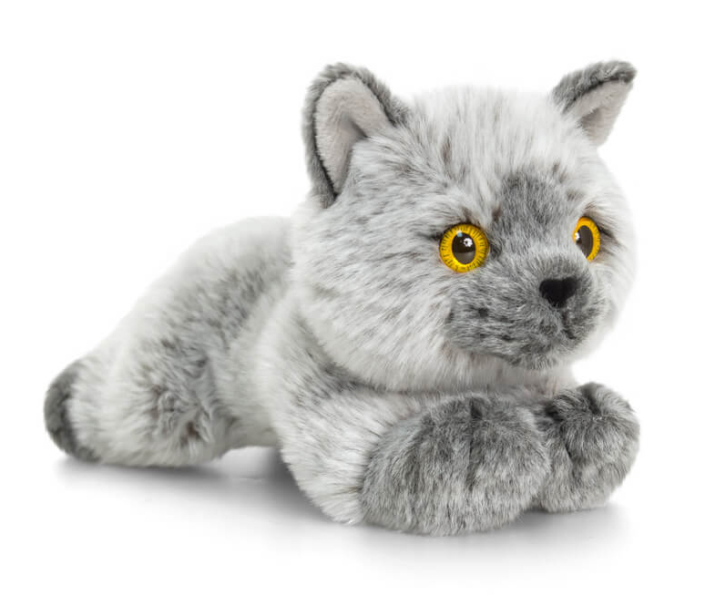 chat en peluche