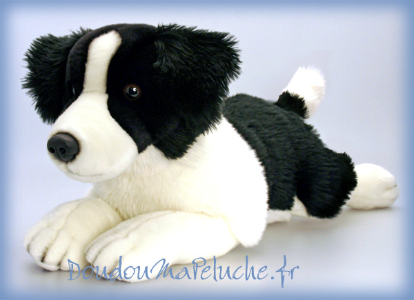 peluche chien border collie