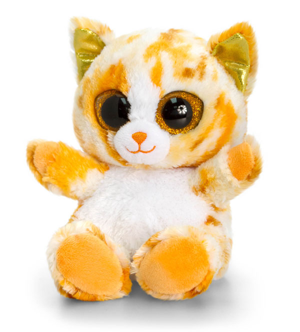 peluche chat orange