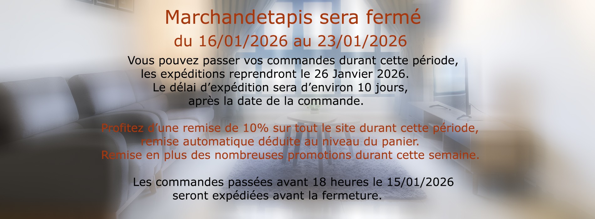 Marchand de tapis Promo